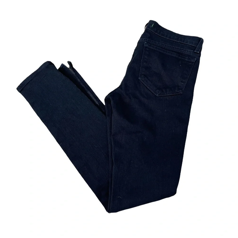 J. Brand Black Skinny Jeans with Zip Up Ankle Style